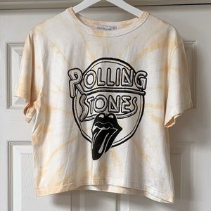 MOVING SALE | NWT Women’s Rolling Stones Orange Band Tie Dye T-Shirt, Size L